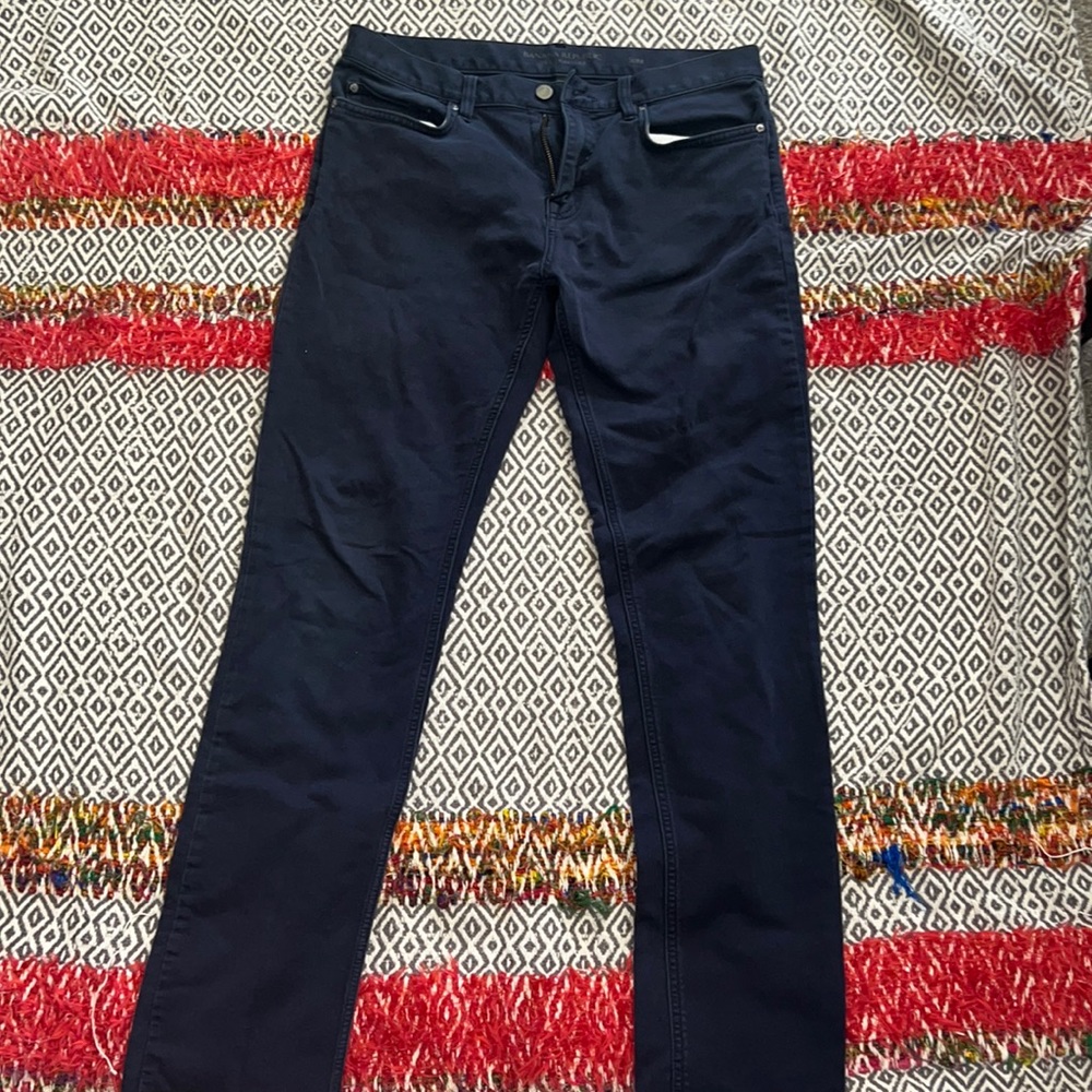 Banana Republic slim navy blue jeans 32x34